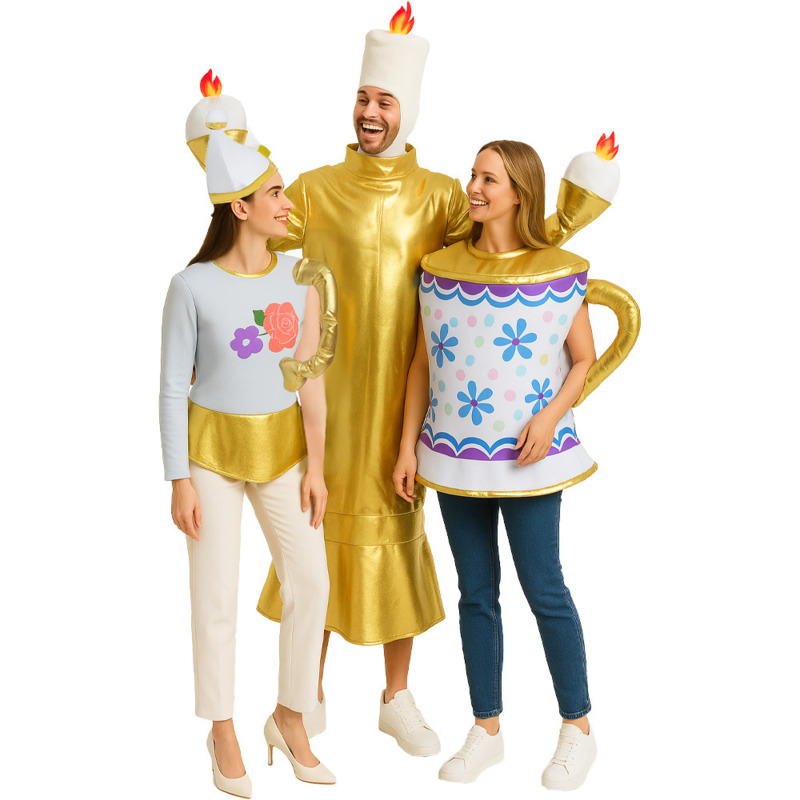 Holiday Candle Set - Halloween Cosplay Kostuum Kaars Outfit Volwassenen