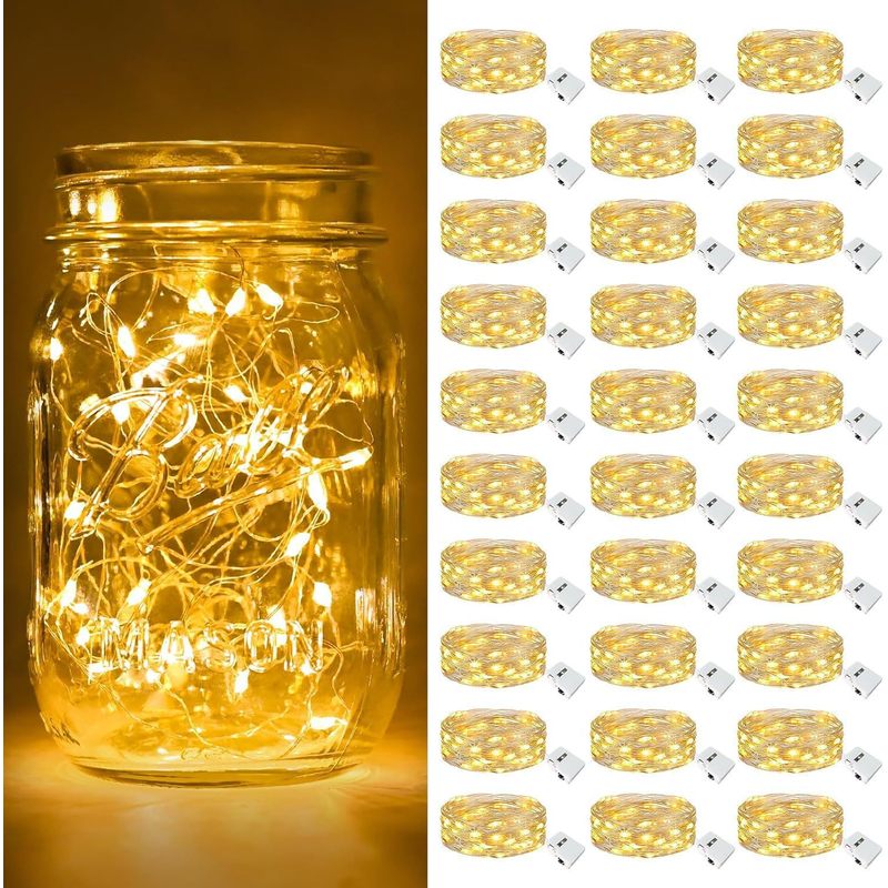Led Fairy String Lights - 1m Waterdichte LED Vlinderlichtjes, Flexibele Koperdraad