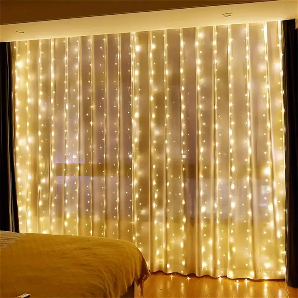 3/6m Gordijn LED-lichtsnoer op - Led Fairy String Lights recensie en prijs