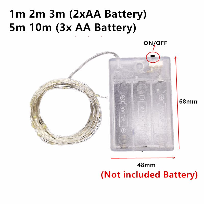 10M 5M 3M 2M Koperdraad LED-gl - Tinsel Garland Decoration recensie en prijs