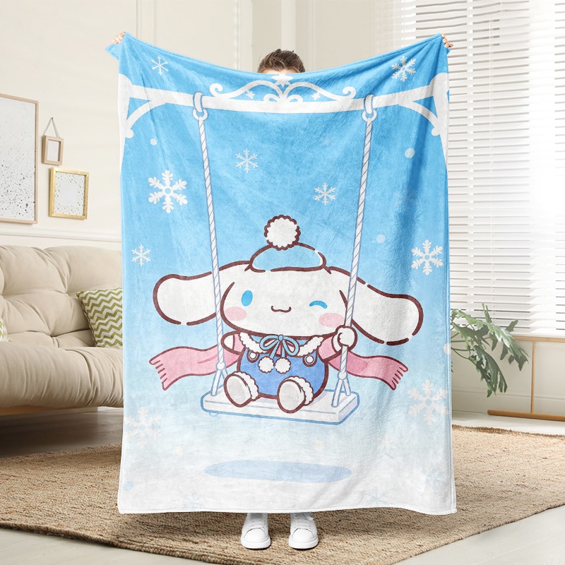 Sanrio Dekbed Cinnamoroll Wint - Christmas Throw Blanket recensie en prijs