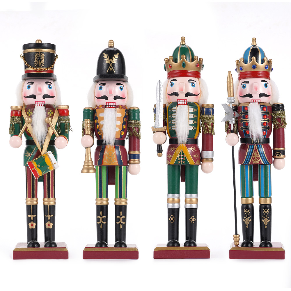 30Cm Houten Notenkraker Kerstv - Nutcracker Figurine recensie en prijs