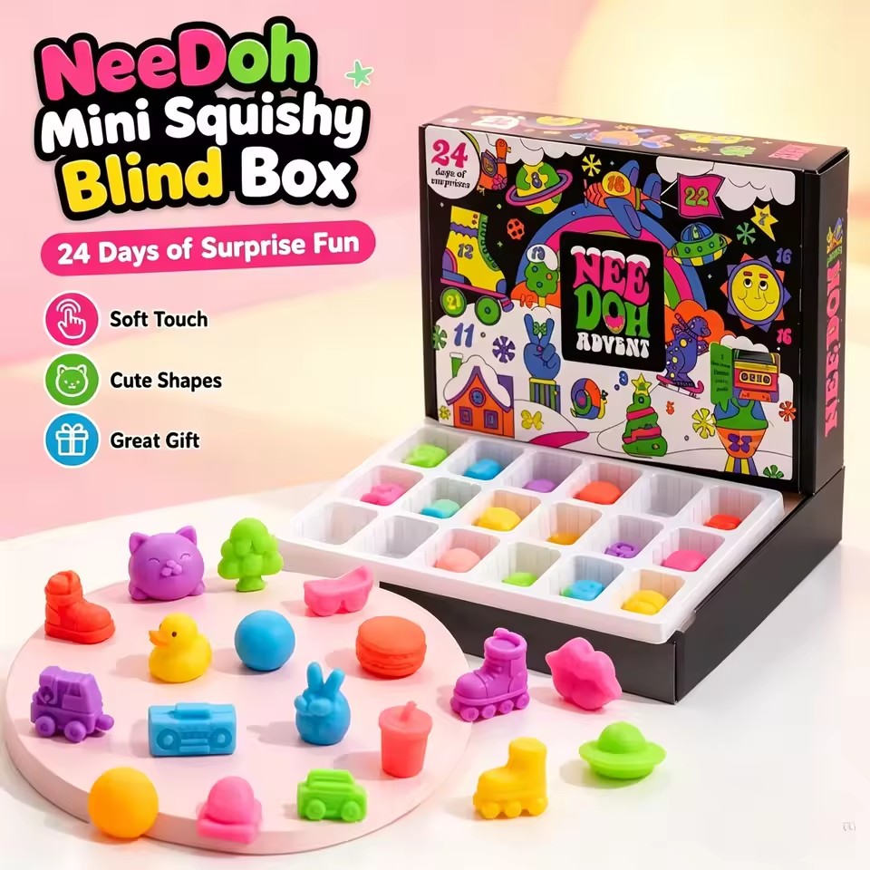 2026 NeeDoh Adventskalender 3D - Advent Calendar Gift recensie en prijs